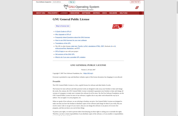 GNU General Public License image