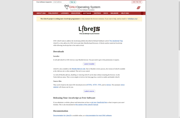 GNU LibreJS image