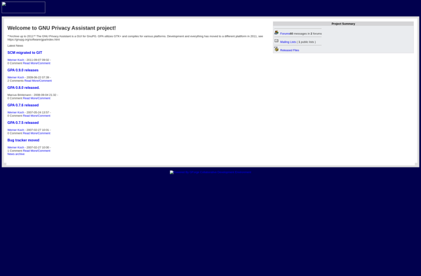 GNU Privacy Assistant image