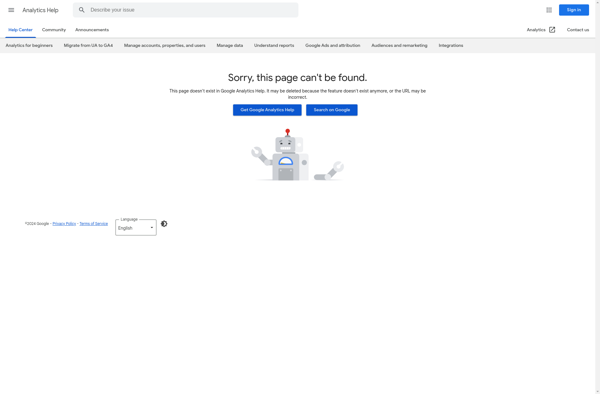 Google Analytics Content Experiments screenshot