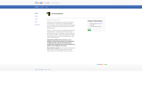 Google Chrome to Phone image