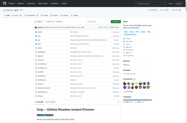 Grip - GitHub Readme Instant Preview image