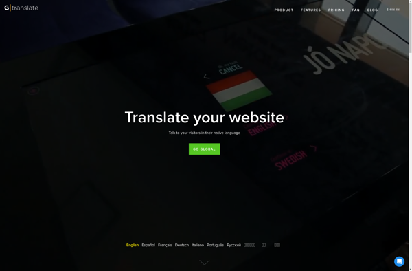 GTranslate Plugin screenshot