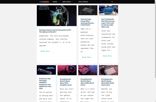 Hardware sensors monitor screenshot