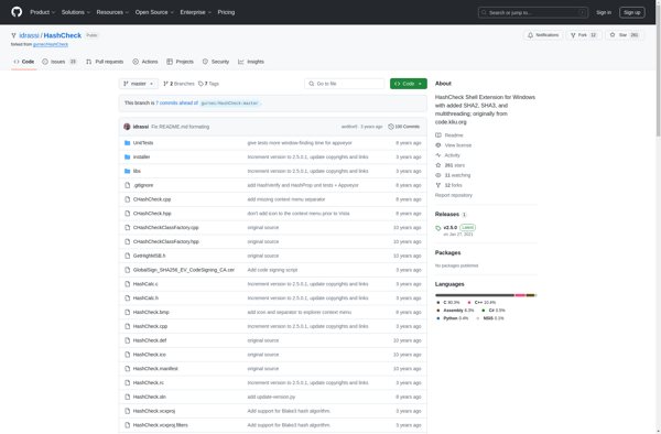HashCheck Shell Extension image