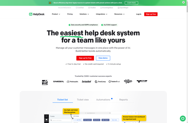 HelpDesk by LiveChat image