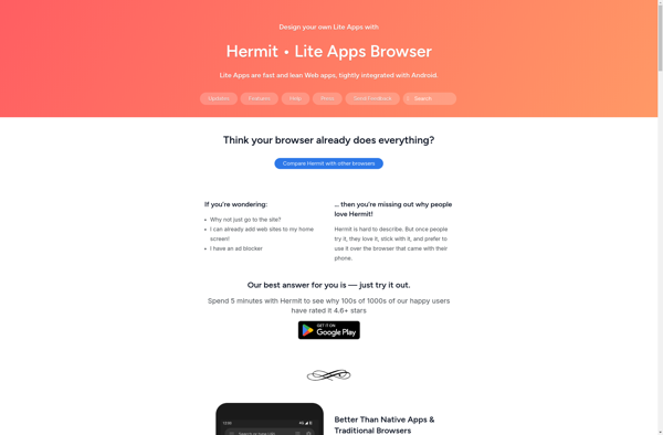 Hermit • Lite Apps Browser image