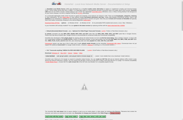 HomeNet Local Media Server screenshot