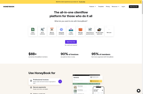 HoneyBook screenshot