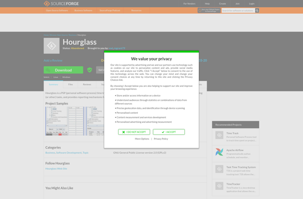 Hourglass Time Tracking screenshot