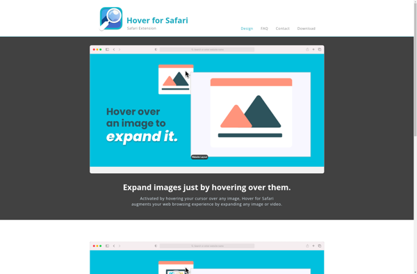 Hover for Safari image