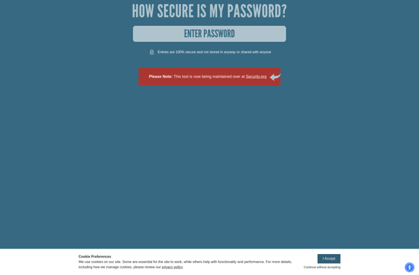 How Secure Is My Password? image