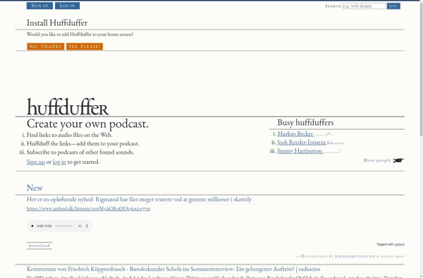 Huffduffer screenshot