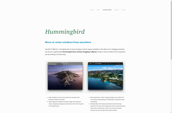 Hummingbird Window Manager image