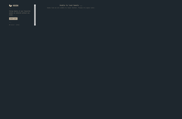 Hush Tweets screenshot