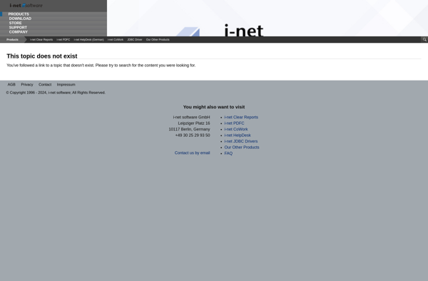 i-net Clear Reports screenshot