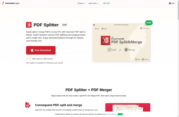 Icecream PDF Split &amp; Merge screenshot
