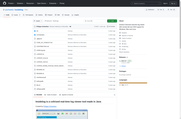 in'side log screenshot