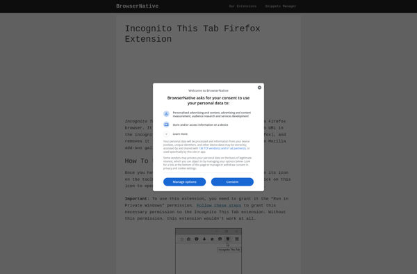 Incognito This Tab image