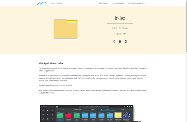 Index (Maui Applications) image