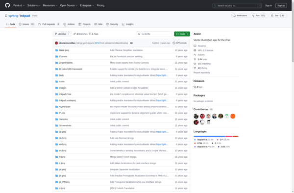Inkpad by Steve Sprang screenshot