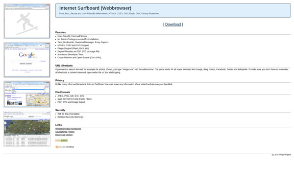 Internet Surfboard screenshot
