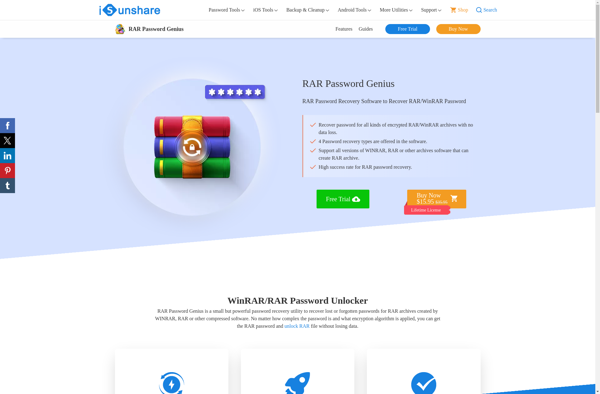 ISunshare RAR Password Genius image