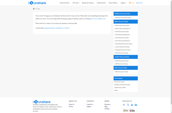 ISunshare Windows Password Genius image
