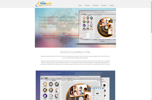 IWinSoft CD/DVD Label Maker for Mac image