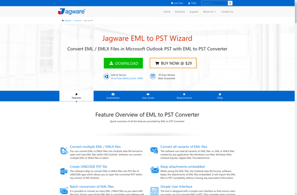 Jagware EML to PST Wizard image