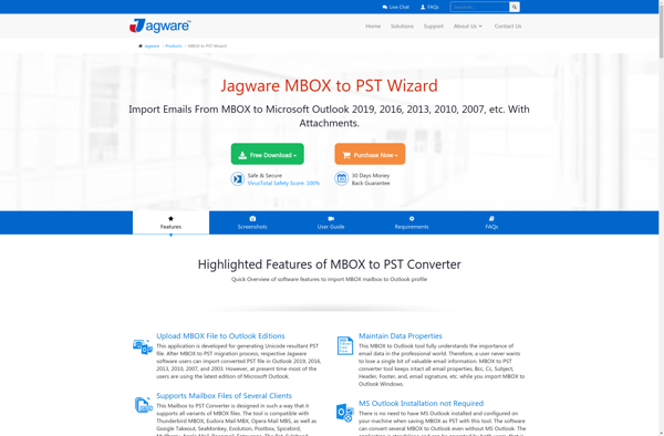 Jagware MBOX to PST Wizard image