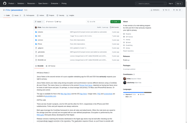 Janus Notes 2 screenshot