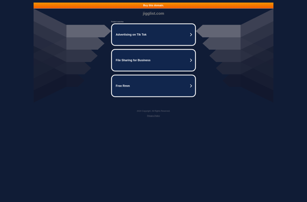 Jigglist screenshot