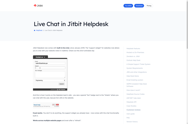 Jitbit Live Chat image