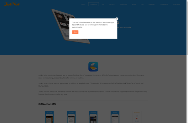 JotNot Scanner image
