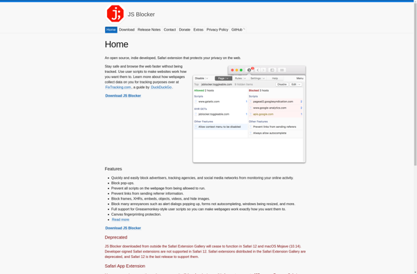 JS Blocker screenshot