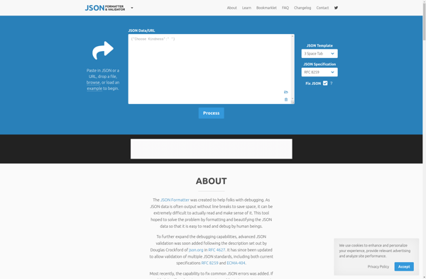 JSON Formatter &amp; Validator screenshot