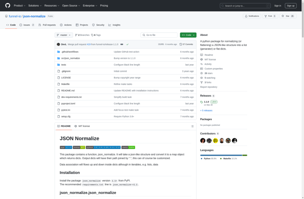 JSON Normalize screenshot