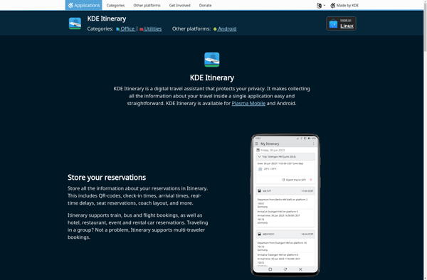 KDE Itinerary image