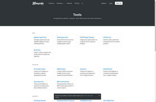 KeyCDN Tools image