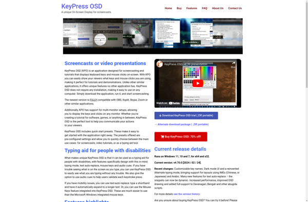 KeyPress OSD image