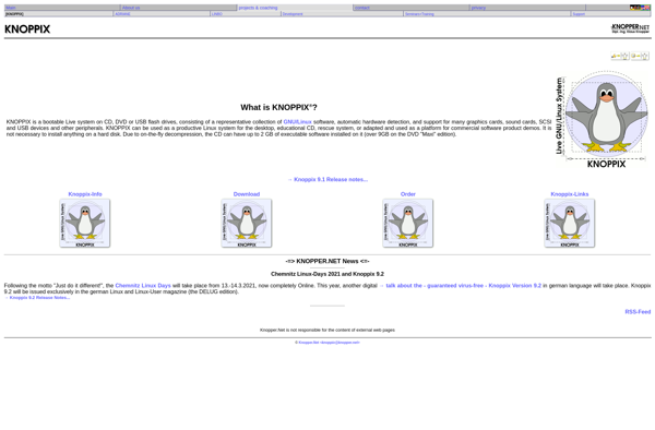 Knoppix image