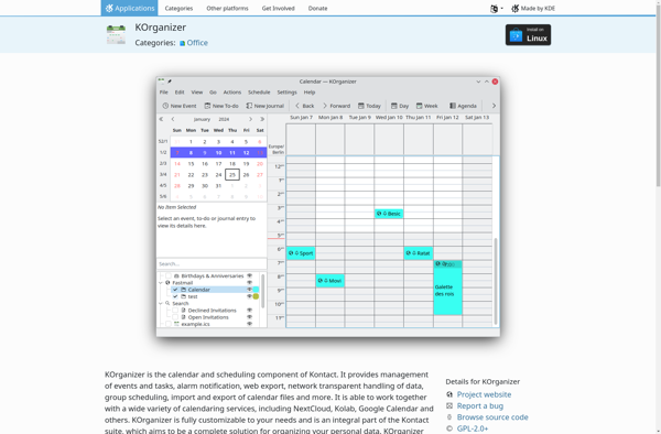 Kontact - KOrganizer image