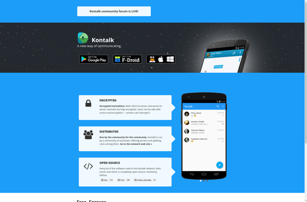 Kontalk Messenger screenshot