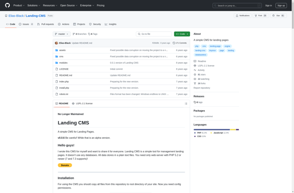 Landing CMS