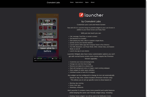 Launcher with Notification Center Widgets image