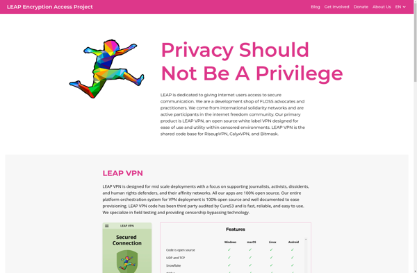 LEAP Encryption Access Project screenshot