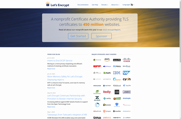 Let's Encrypt screenshot