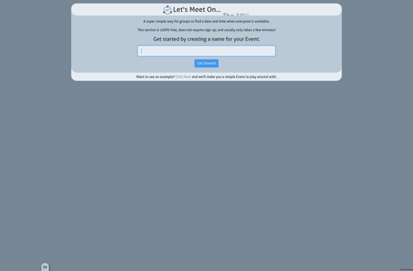 Let's Meet On screenshot