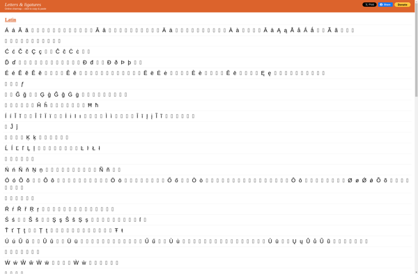 Letters and Ligatures image